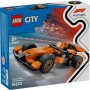 LEGO City Piloto de F1 con Coche McLaren, Juguete de Construcción con Mini Vehículo de Fórmula 1 y Minifigura para Juegos de
