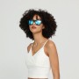 OhO sunshine Gafas de Sol de Audio Resistentes al Agua, Gafas de Sol Bluetooth de Moda para Escuchar música y Hacer Llamadas