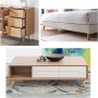 Qodiacl 4 Piezas Patas Madera para Muebles de Cuadrada 10cm Patas Mesillas de Noche de Madera Roble Patas de Repuesto para Sofá,
