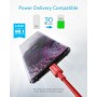 Anker Cable USB C Carga Rapida,60W Cable USB C de Nylón, Paquete Doble, para iPhone 16/16 Pro/16 Plus/15/16 ProMax, iPad