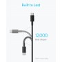 Anker Cable USB C Carga Rapida,60W Cable USB C de Nylón, Paquete Doble, para iPhone 16/16 Pro/16 Plus/15/16 ProMax, iPad