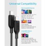 Anker Cable USB C Carga Rapida(60W, 90cm), Cable USB C 2.0, Cable Cargador USB C para MacBook Pro 2020, iPad Pro 2020, Switch,