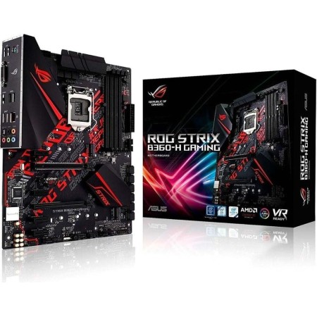 Asus Intel B360 ATX - Placa base gaming con Aura Sync RGB iluminación LED, pre-mounted I/O shield, dual M.2, SATA 6Gbps, USB 3.1
