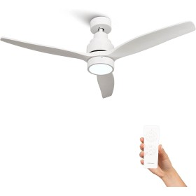 Mellerware - Ceiling Fan with Remote Control Brizy Bright | 45 W | 6 Speeds | Ultra Quiet | 3 Blades 132 Diameter |