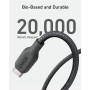 Anker Cable USB-C a USB-C (240 W, 180 cm) Cable de carga de nailon orgánico tipo C, carga rápida, compatible con iphone 15,
