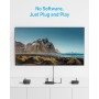 Anker Switch HDMI, bidireccional, 4K, 60 Hz, Divisor HDMI con diseño metálico, Salida 4 en 1 con Indicadores LED, 3D, HDR,
