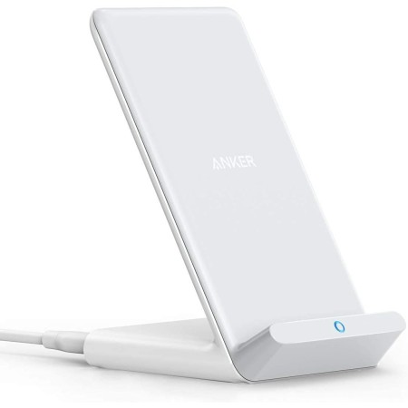 Anker 313 Estación de Cargador Inalambrico iPhone 10W, Certificado Qi, Adecuado para iPhone 16/15/15 Pro/15 Pro MAX/14/13/13
