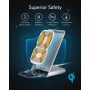 Anker 313 Estación de Cargador Inalambrico iPhone 10W, Certificado Qi, Adecuado para iPhone 16/15/15 Pro/15 Pro MAX/14/13/13