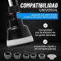 Vailux® Adaptador Grifo cocina - Plateado - Negro | Aireador Grifo cocina Con Giro 360° | Difusor Grifo Cocina | Atomizador