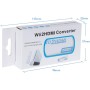 Zacro Adaptador Wii Hdmi Wii Hdmi Wii a HDMI Full HD convertidor Display Port a Hdmi Adaptador 720P 1080P HD Video Audio Salida
