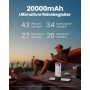 INIU Power Bank, Mini 22.5W 20000mAh Bateria Externa Carga Rapida, Bateria Portatil PD3.0 QC4.0, Powerbank USB C Input & Output