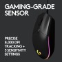 Logitech G203 LIGHTSYNC Ratón USB Gaming con Iluminación RGB Personalizable, 6 Botones Programables, Captor 8K para Gaming,
