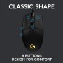 Logitech G203 LIGHTSYNC Ratón USB Gaming con Iluminación RGB Personalizable, 6 Botones Programables, Captor 8K para Gaming,