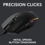 Logitech G203 LIGHTSYNC Ratón USB Gaming con Iluminación RGB Personalizable, 6 Botones Programables, Captor 8K para Gaming,