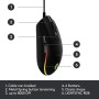 Logitech G203 LIGHTSYNC Ratón USB Gaming con Iluminación RGB Personalizable, 6 Botones Programables, Captor 8K para Gaming,