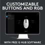 Logitech G203 LIGHTSYNC Ratón USB Gaming con Iluminación RGB Personalizable, 6 Botones Programables, Captor 8K para Gaming,