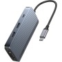 Anker 8-in-1 USB-C Hub, USB C Docking Station Triple Display Multi-Port Dongle with 2 HDMI 4K and VGA 1080p, 5Gbps Data