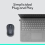 Logitech M185 Ratón Inalámbrico, 2.4GHz con Mini Receptor USB, Batería de 12 Meses, Seguimiento Óptico con Resolución de 1000