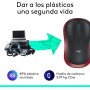 Logitech M185 Ratón Inalámbrico, 2.4GHz con Mini Receptor USB, Batería de 12 Meses, Seguimiento Óptico con Resolución de 1000