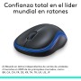 Logitech M185 Ratón Inalámbrico, 2.4GHz con Mini Receptor USB, Batería de 12 Meses, Seguimiento Óptico con Resolución de 1000