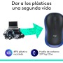 Logitech M185 Ratón Inalámbrico, 2.4GHz con Mini Receptor USB, Batería de 12 Meses, Seguimiento Óptico con Resolución de 1000