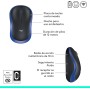 Logitech M185 Ratón Inalámbrico, 2.4GHz con Mini Receptor USB, Batería de 12 Meses, Seguimiento Óptico con Resolución de 1000