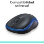 Logitech M185 Ratón Inalámbrico, 2.4GHz con Mini Receptor USB, Batería de 12 Meses, Seguimiento Óptico con Resolución de 1000