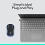Logitech M185 Ratón Inalámbrico, 2.4GHz con Mini Receptor USB, Batería de 12 Meses, Seguimiento Óptico con Resolución de 1000