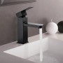 Grifos Para Lavabos De Baño, Grifo Lavabo Negro, Aceros Inoxidables Grifo Lavabo, Grifo Lavabo Negro Mate, Agua Fría Y Caliente