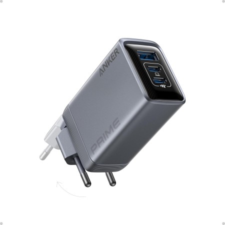Anker Prime Cargador USB C 100W, Cargador USB C de 100 W, Cargador de Pared Anker de 3 Puertos GAN Plegable y Compacto, para