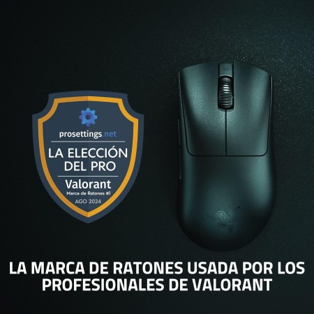 Razer DeathAdder Essential - Ratón Gaming con sensor óptico, 6400 DPI (5 botones programables, interruptores mecánicos, agarres