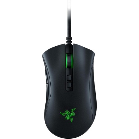 Razer DeathAdder Essential - Ratón Gaming con sensor óptico, 6400 DPI (5 botones programables, interruptores mecánicos, agarres
