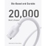 Anker 543 Cable USB C a USB C (240W 180cm), Cable de carga ecológico de base Biológica USB 2.0 para MacBook Pro 2020, iPad Pro