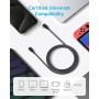 Anker Cable USB C en ángulo recto, 240W, paquete de 2 USB C a USB C de 6 pies, carga trenzado tipo C de 90 grados para iPhone