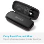 Anker - Funda para Anker SoundCore & SoundCore 2, Funda de Viaje Oficial, Estuche de Transporte Original, Funda Cuero Premium de