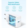 Cargador USB C Anker 20W, Cargador de Pared USB-C Anker, Compatible con iPhone 15 / iPhone 15 Plus/iPhone 15 Pro/iPhone 15 Pro