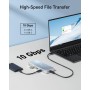 Anker 575 USB-C Hub (12-in-1, Dual HDMI, DP), Triple Display Docking Station, 10 Gbps USB-C and USB-A Data Ports, 4K HDMI and