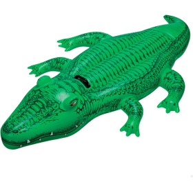 Intex Cocodrilo hinchable acuático, colchoneta para piscina con 1 asa, 168x86 cm (58546)
