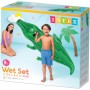 Intex Cocodrilo hinchable acuático, colchoneta para piscina con 1 asa, 168x86 cm (58546)
