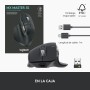 Logitech MX Master 3S - Ratón Inalámbrico Performance con Desplazamiento Rápido, Ergo, 8K DPI, Funciona sobre Cristal, Clics