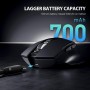 INPHIC Ratón inalámbrico recargable, mouse inalámbrico de 2.4 G con nano receptor USB para laptop, PC, tabletas, 6 botones,