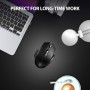 INPHIC Ratón inalámbrico recargable, mouse inalámbrico de 2.4 G con nano receptor USB para laptop, PC, tabletas, 6 botones,