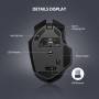 INPHIC Ratón inalámbrico recargable, mouse inalámbrico de 2.4 G con nano receptor USB para laptop, PC, tabletas, 6 botones,
