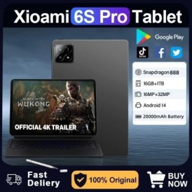 2025 Xioami Pad 6S Pro Tablet 11 pulgadas HD 4K Android 14 16GB + 1T 2