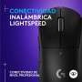 Logitech G PRO X SUPERLIGHT 2 LIGHTSPEED Ratón inalámbrico Gaming, 8K, ligero, 60g, interruptores híbridos LIGHTFORCE, sensor