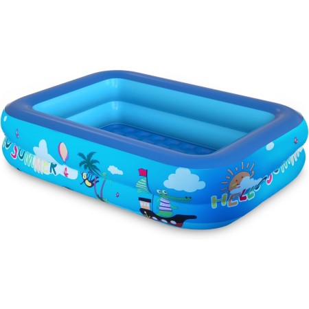Piscina Hinchable Infantil Summer,100x70cm Piscina Hinchable de Bebés,Piscina Inflable Infantil,Piscina de Agua para