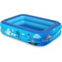 Piscina Hinchable Infantil Summer,100x70cm Piscina Hinchable de Bebés,Piscina Inflable Infantil,Piscina de Agua para