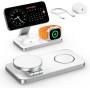 Cargador inalámbrico con mag-Safe, estación de Carga iPhone 3 en 1 para Apple Watch, Cargador inalámbrico inductivo Plegable