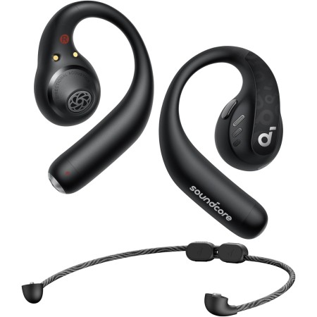 Soundcore by Anker AeroFit Pro Auriculares Bluetooth Inalámbricos de Conducción de Aire, Muy Cómodos, Ergonómicos, Ajuste