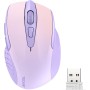 TECKNET Ratón Inalámbrico, 5 Niveles 2600 dpi, 2.4G Ratón Inalámbrico USB Ergonómico, 6 Botones, 24 Meses Duración de Batería,